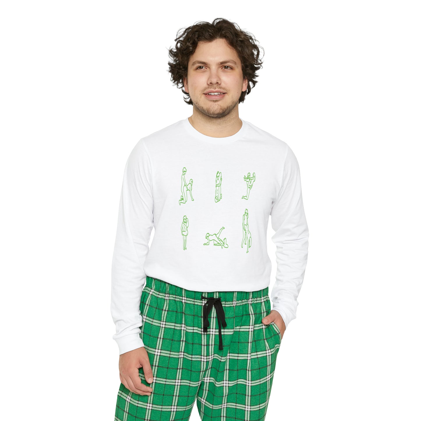 Karmasutra Men's Long Sleeve Pajama Set