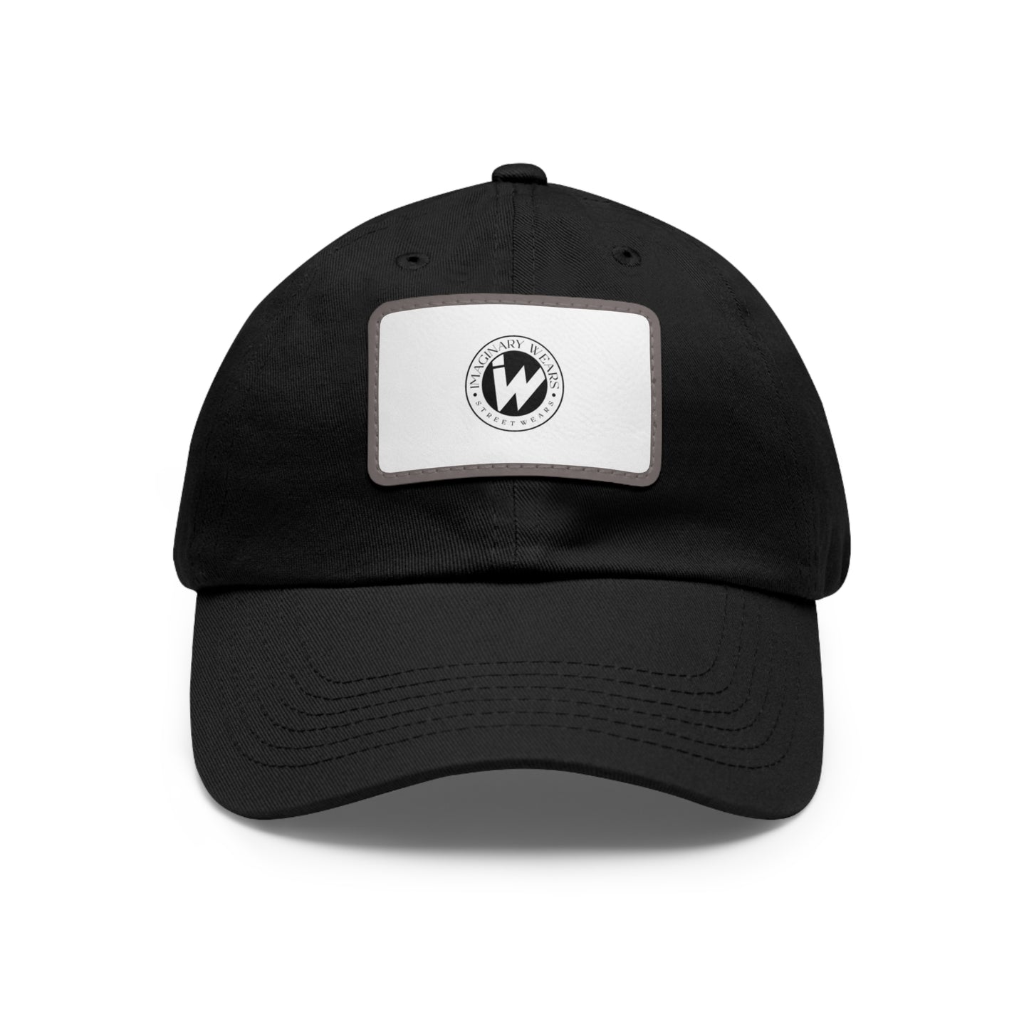 Logo Hat w/Leather Patch (Rectangle) - IMAGINARY WEAR
