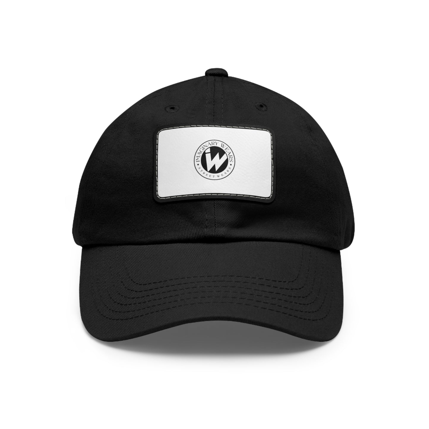 Logo Hat w/Leather Patch (Rectangle) - IMAGINARY WEAR