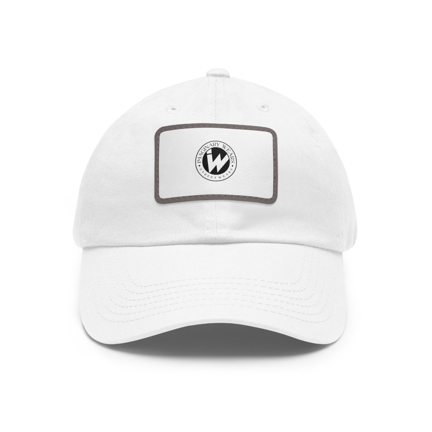 Logo Hat w/Leather Patch (Rectangle) - IMAGINARY WEAR