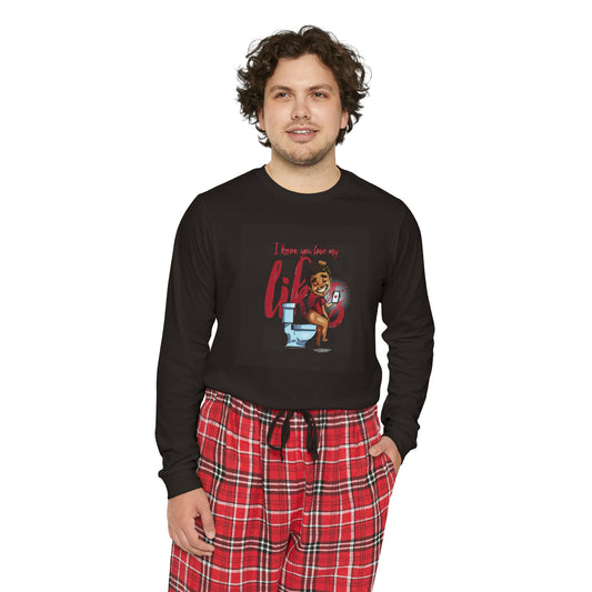 MyLike Men's Long Sleeve Pajama Set - IMAGINARY WEAR
