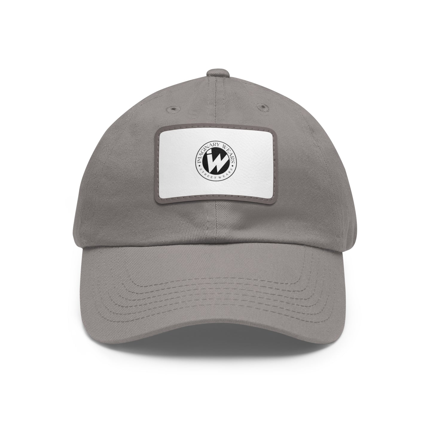 Logo Hat w/Leather Patch (Rectangle) - IMAGINARY WEAR
