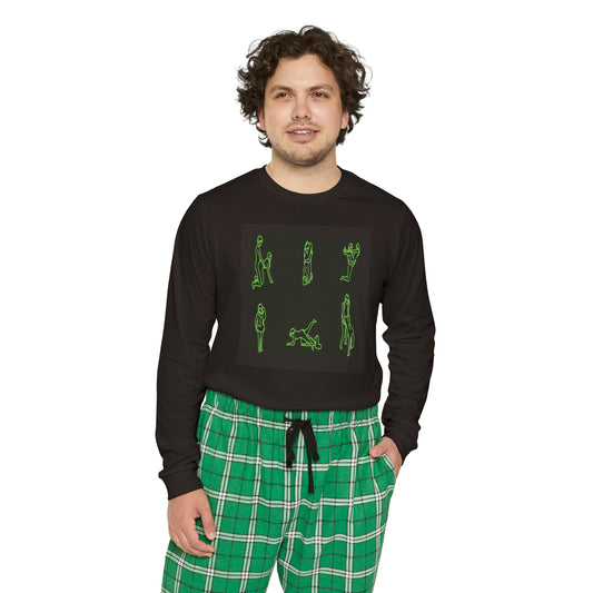 Karmasutra Men's Long Sleeve Pajama Set