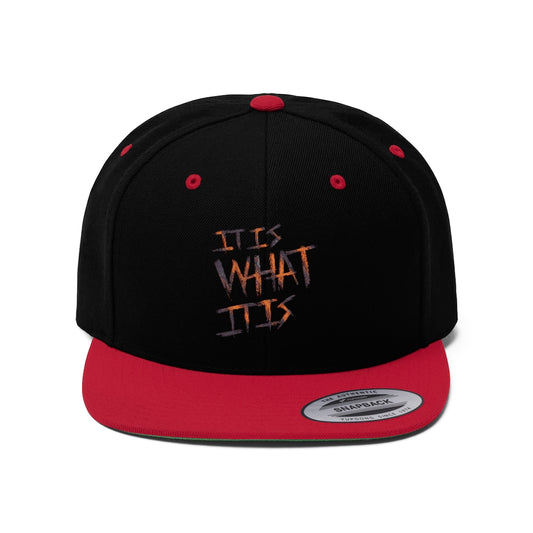 It Is What It Is Flat Bill Hat - Imaginary Wear